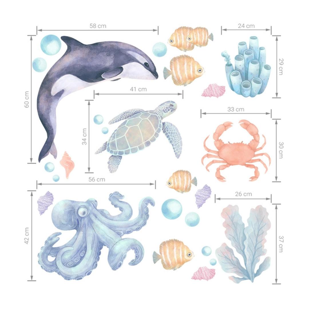 Sticker Enfant Océan