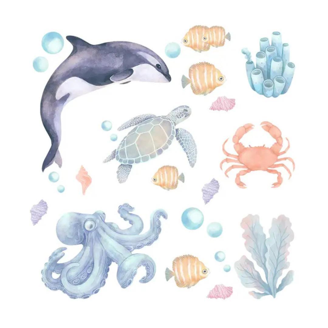 Sticker Enfant Océan