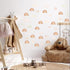 Sticker Arc-en-ciel Terracotta & Nuage Beige