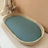 Panier à langer + matelas + housse double gaze vert eucalyptus