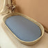 Panier à langer + matelas + housse double gaze bleu jean