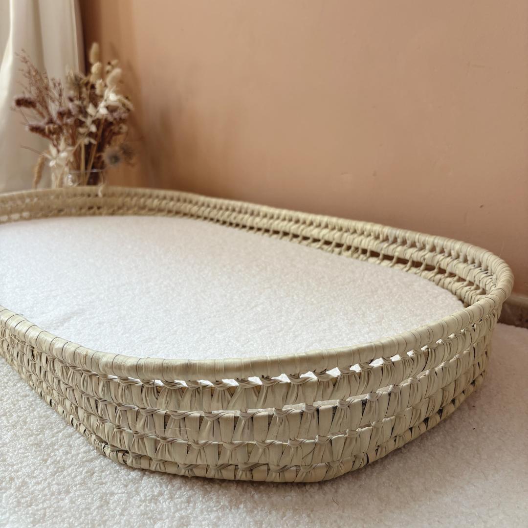 Panier à langer + matelas + housse bouclette