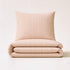 Housse de couette enfant rayures Camel