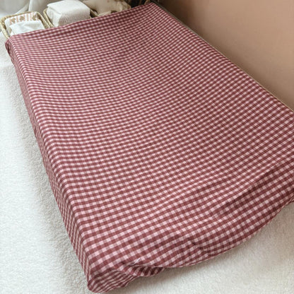 Housse matelas à langer vichy