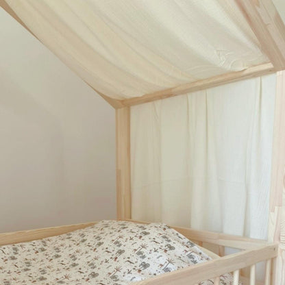 Ciel de lit cabane Ecru en stock