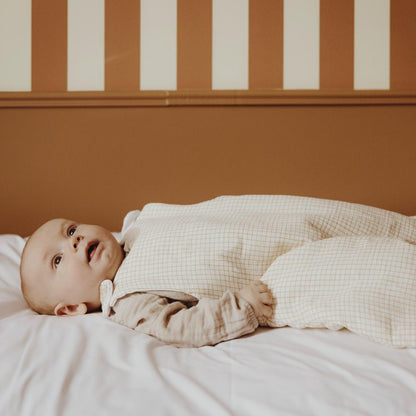 Gigoteuse bébé petits carreaux rose clair