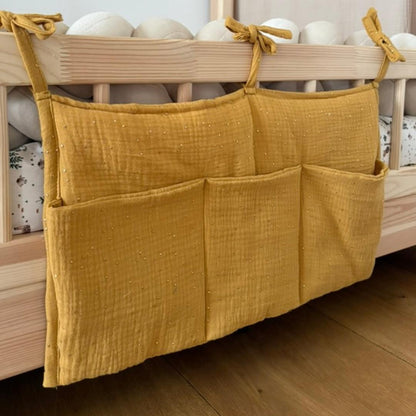 Pochette de rangement lit Jaune moutarde OR