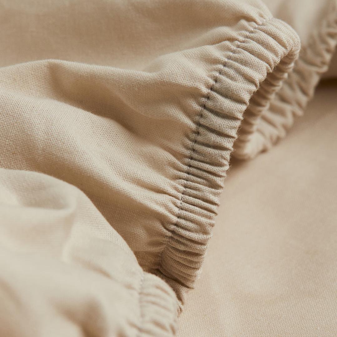 Drap housse enfant Beige