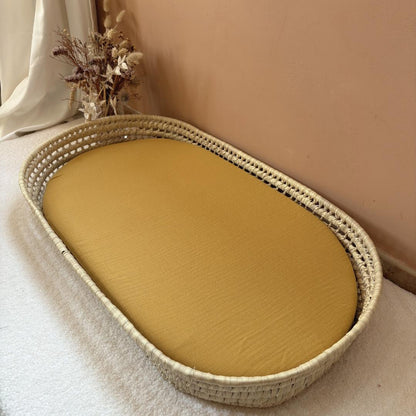 Panier à langer + matelas + housse couleur au choix