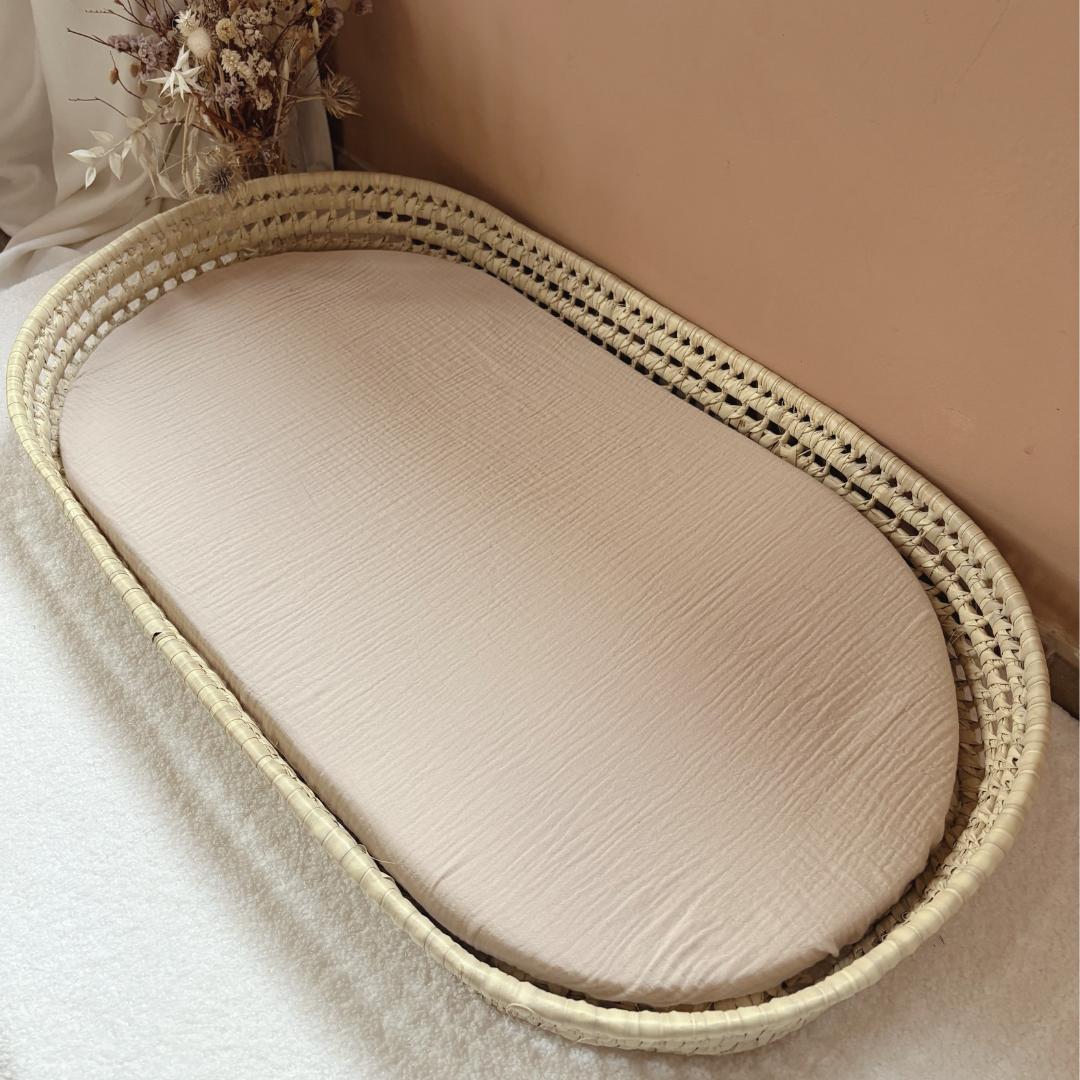 Panier à langer + matelas + housse couleur au choix