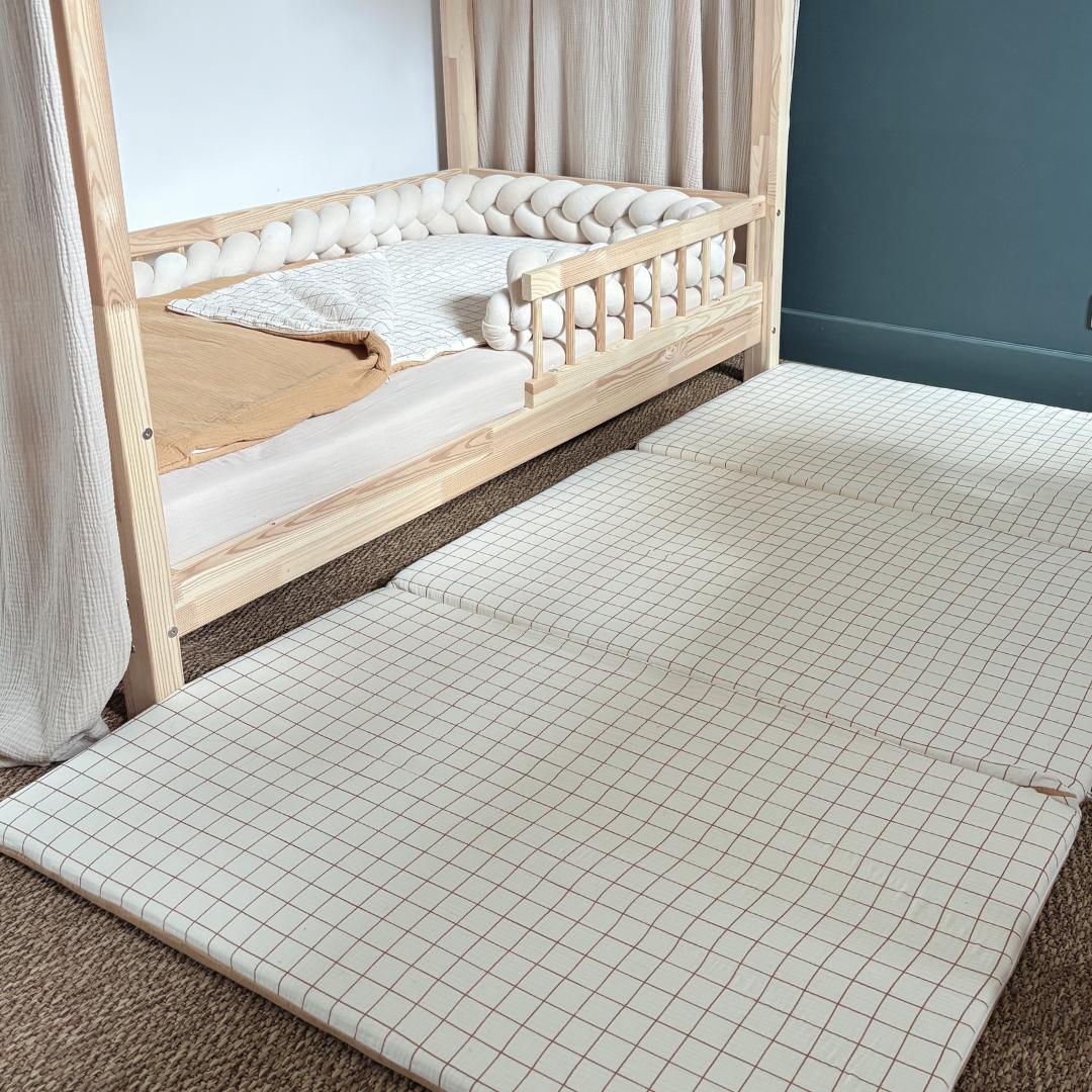 MAXI Tapis de motricité Marcel Camel/Ecru