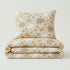 Housse de couette enfant animaux beige