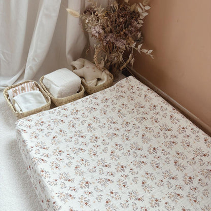 Housse matelas à langer double gaze BIO Nina