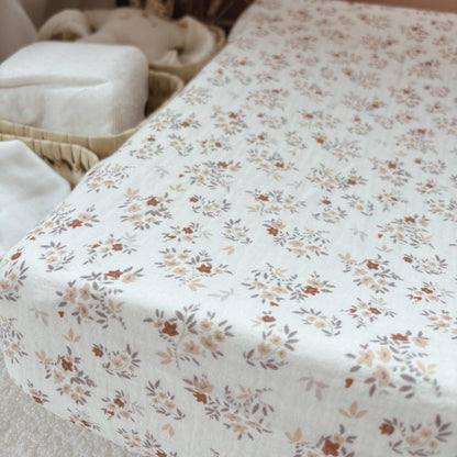Housse matelas à langer double gaze BIO Nina