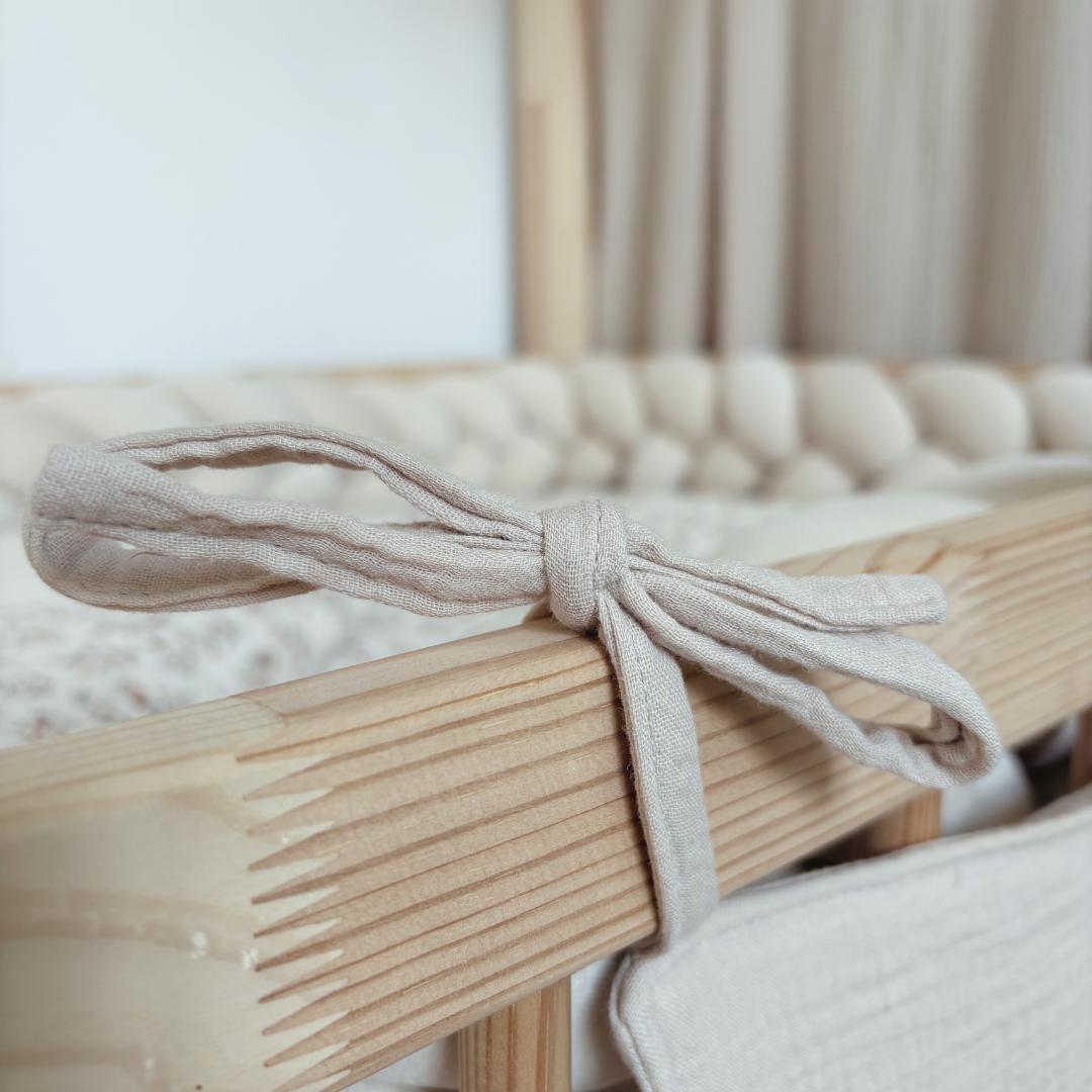 Pochette de rangement lit - Beige