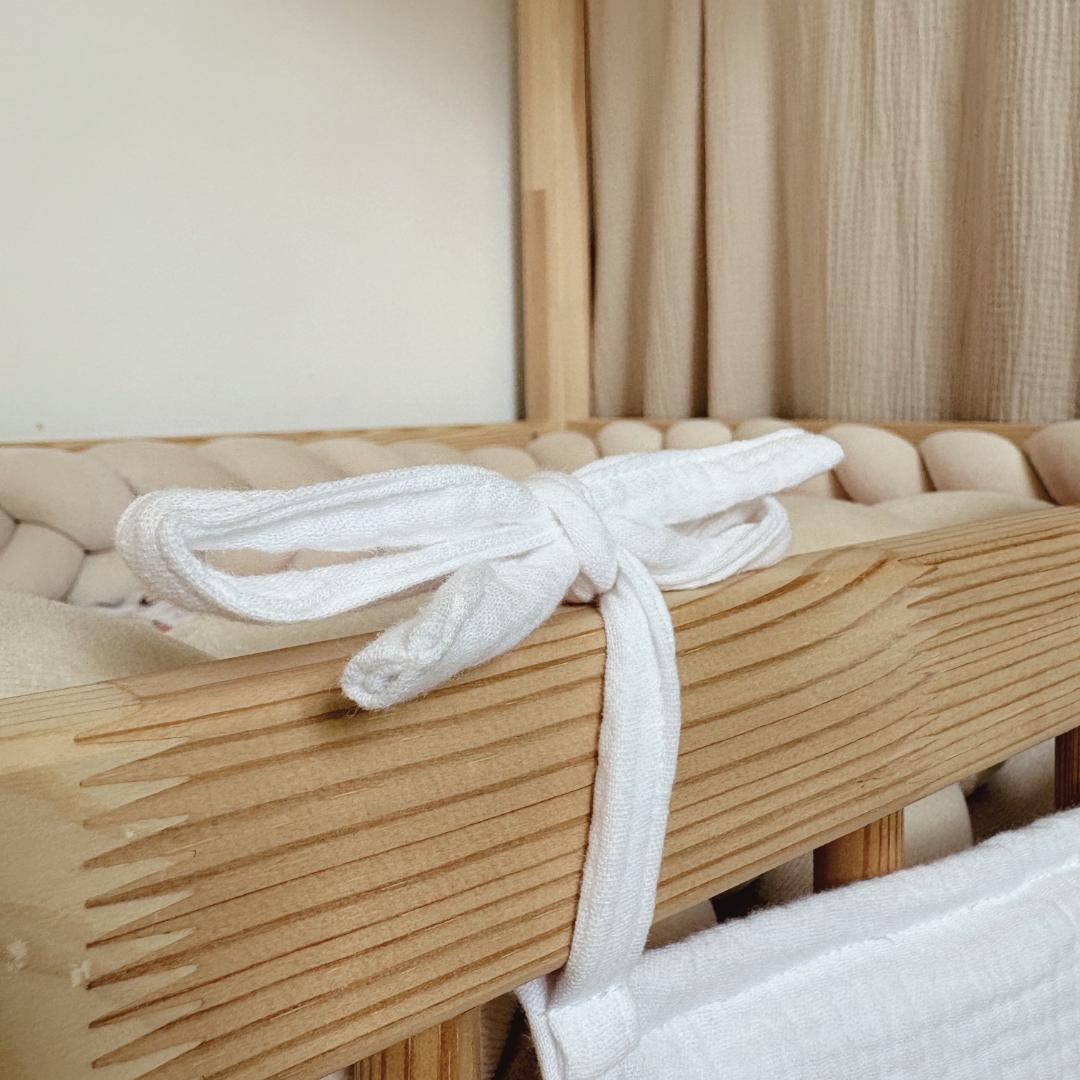 Pochette de rangement lit Blanc