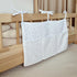 Pochette de rangement lit - Blanc pois dorés