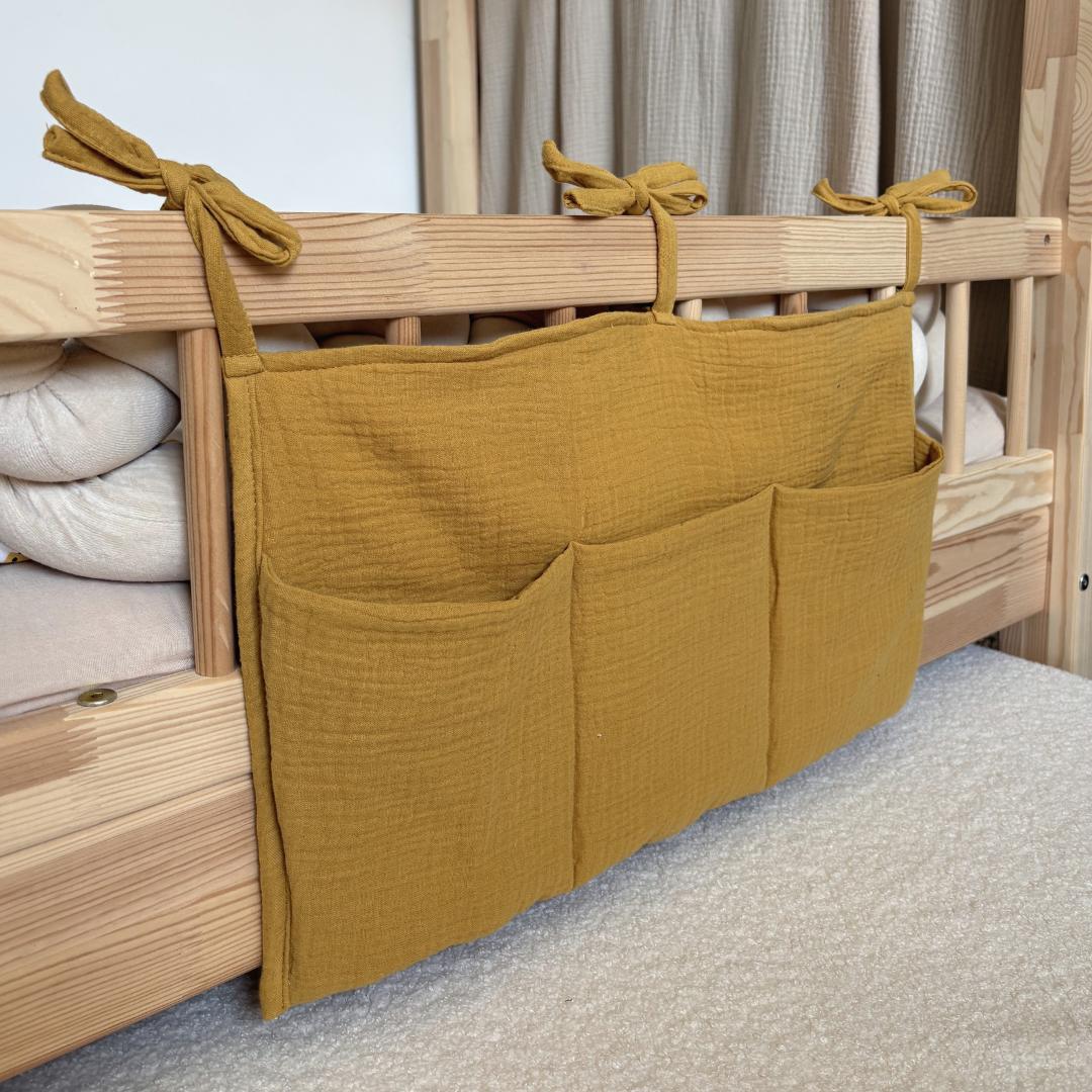 Pochette de rangement lit Jaune ocre