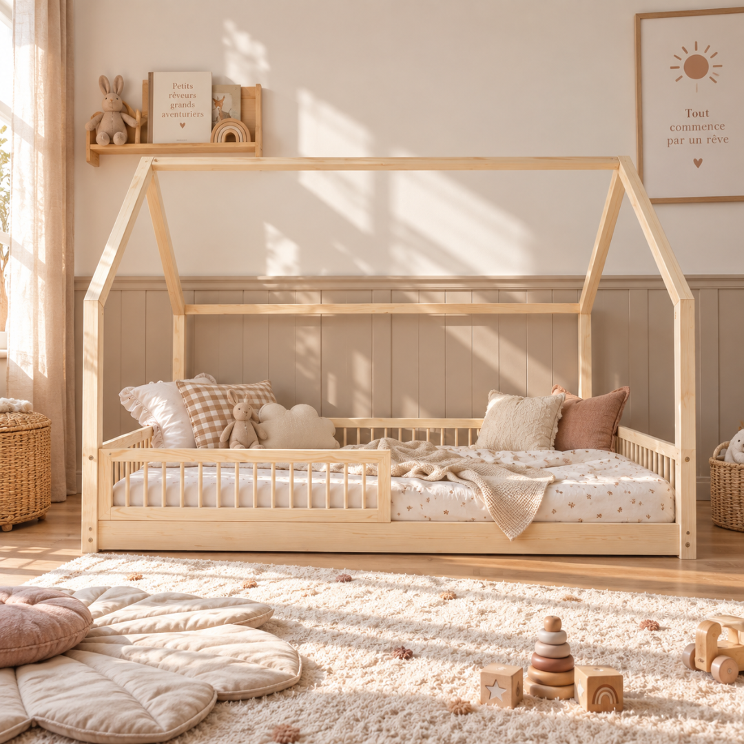 Lit cabane Montessori Pia - Personnalisable