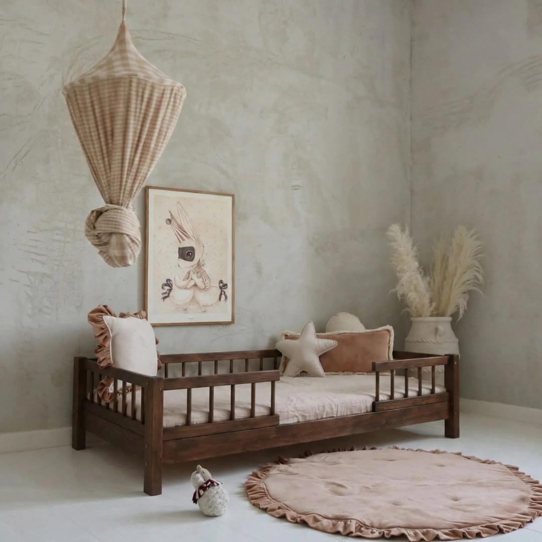 Lit enfant Betty noyer foncé