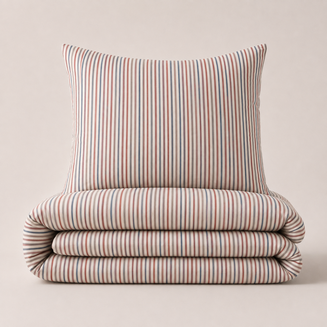 Housse de couette enfant à rayures
