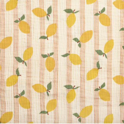 Nappe double gaze citron 🍋 Edition Limitée 🍋