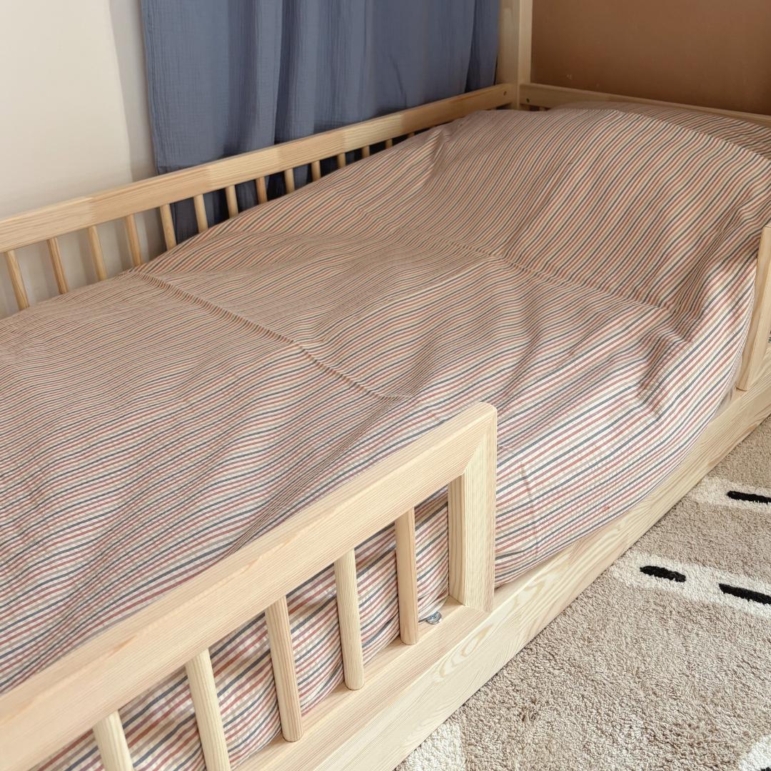 Housse de couette enfant à rayures