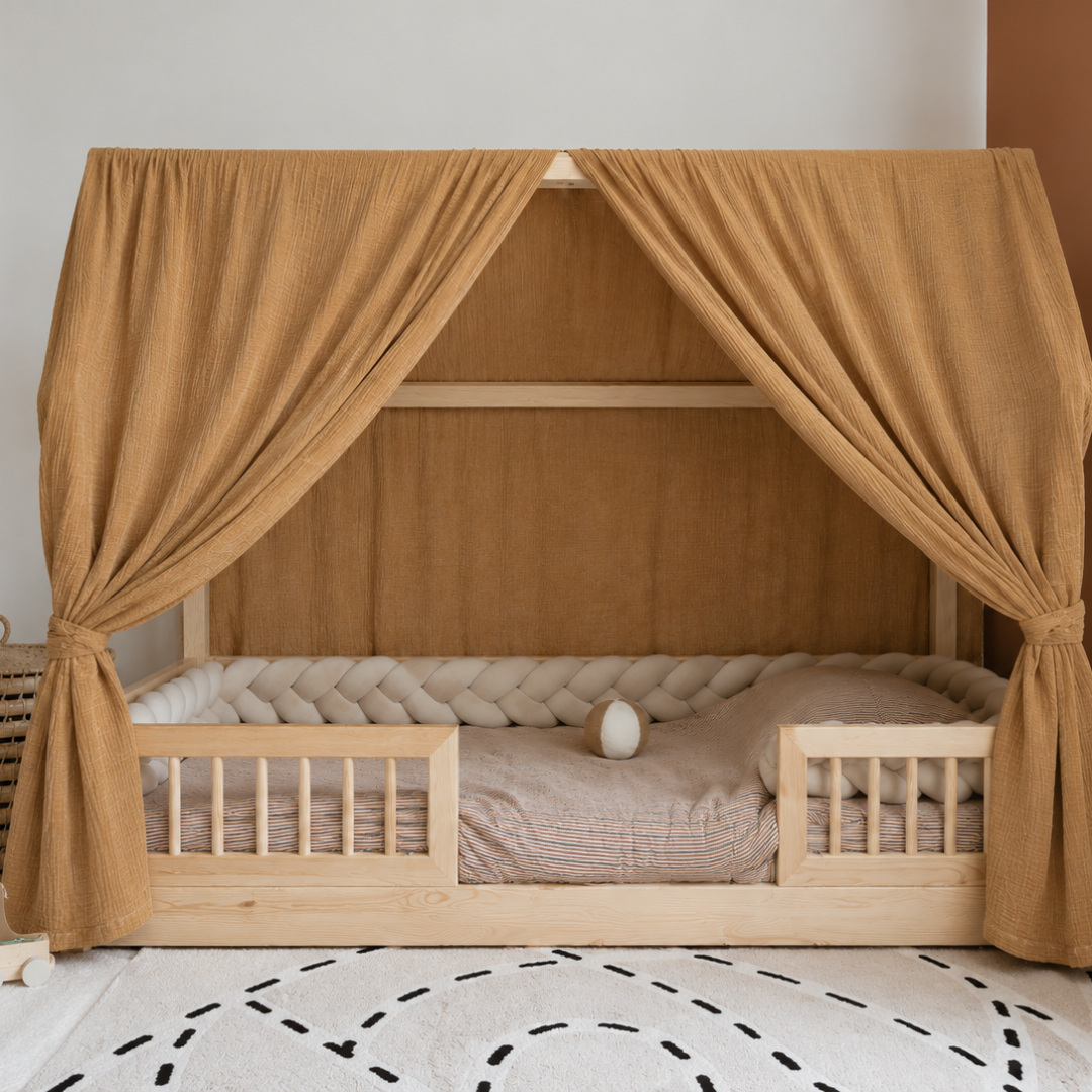 Ciel de lit cabane (pack de 2) Camel