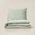 Housse de couette mousseline Vert d&