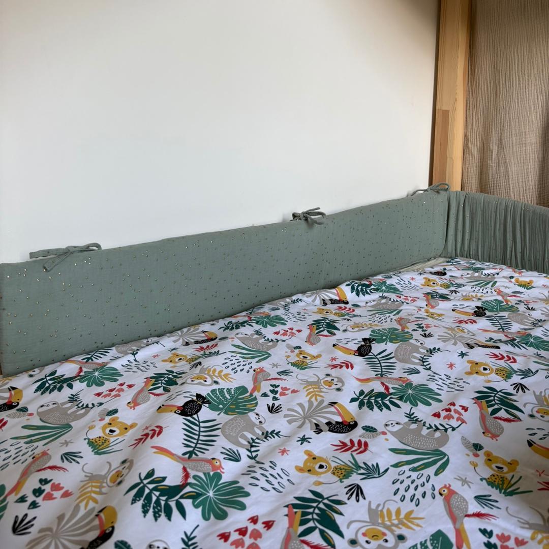 Verdigris dubbelgaas cabinebedbumper 