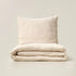 Housse de couette mousseline Ecru