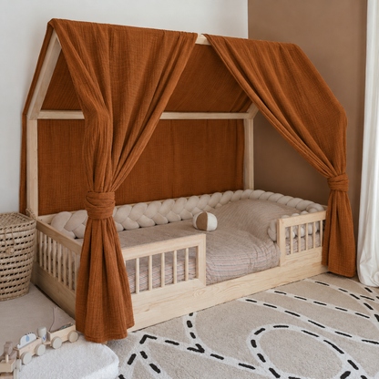 Ciel de lit cabane (pack de 2) Ecureuil