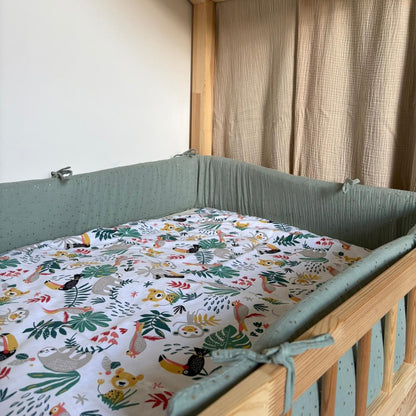 Verdigris dubbelgaas cabinebedbumper 