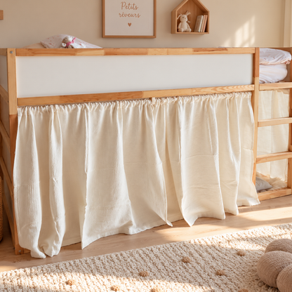 IKEA Kura bedgordijnen - Ecru