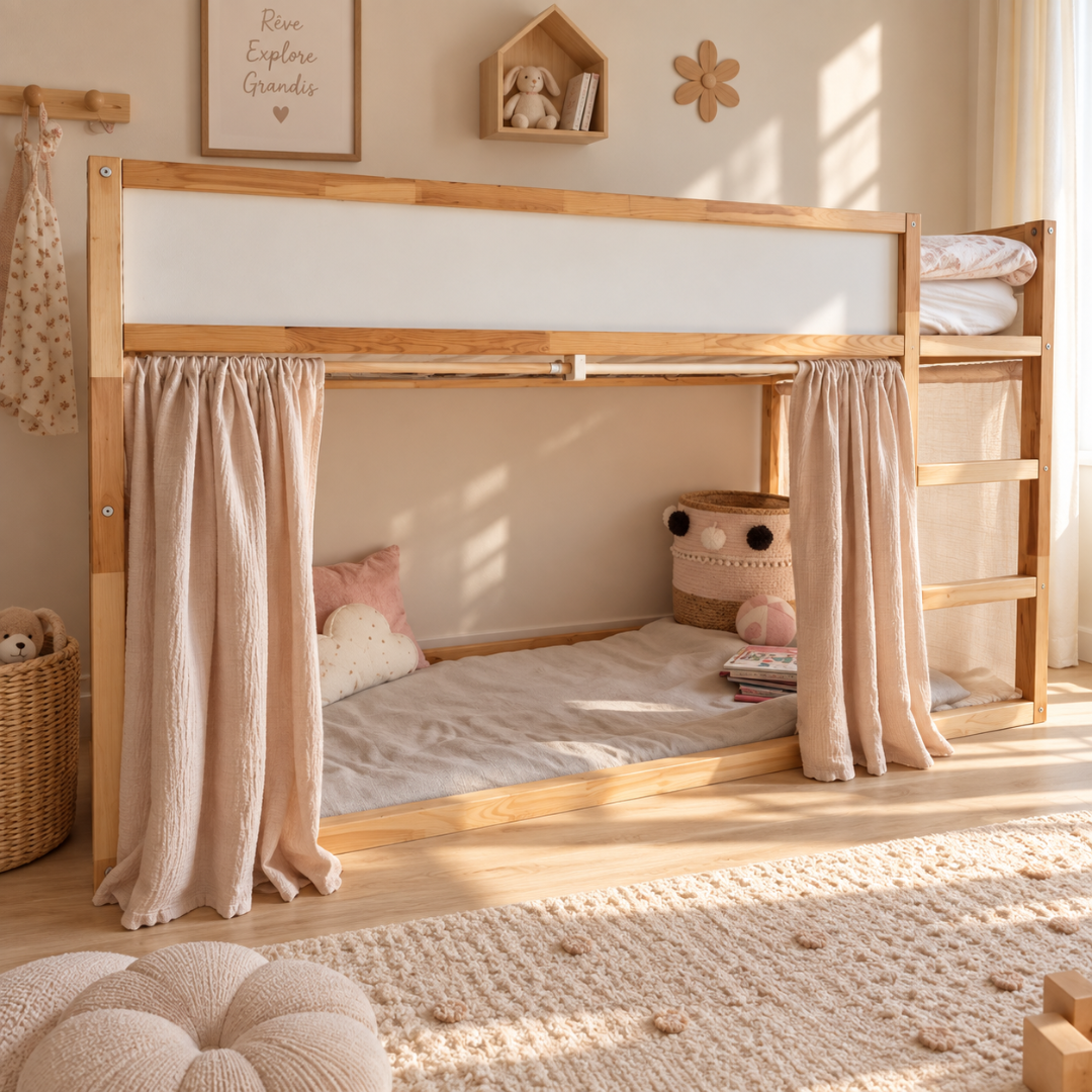 IKEA Kura bedgordijnen - Beige