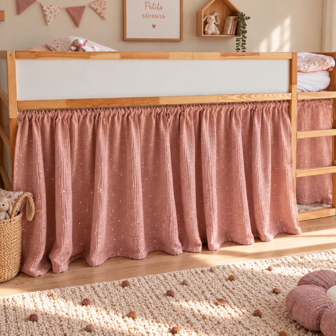 Ikea Kura bedgordijn met sterrenprint