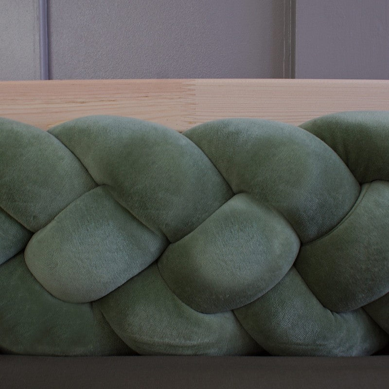 Tresse de lit 4 brins Vert 240cm
