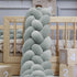Tresse de lit 4 brins Vert sauge 200cm