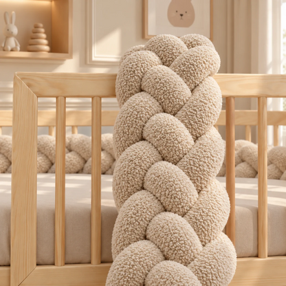 Donkerbeige bedvlecht 180cm