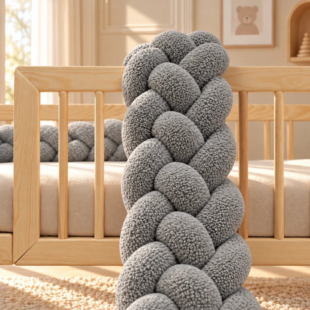 Donkerbeige bedvlecht 180cm
