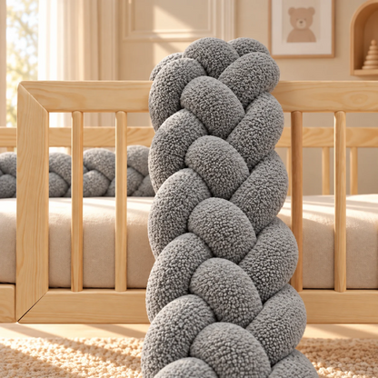 Donkerbeige bedvlecht 180cm