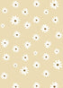 Papier peint chambre enfant Marguerites - Jaune & Blanc