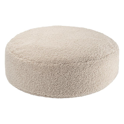 Pouf bouclette Beige