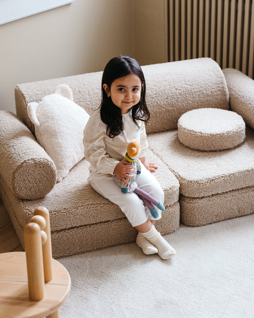 Fauteuil enfant Teddy bouclette