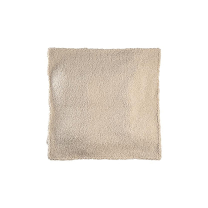 Pouf carré bouclette Ecru