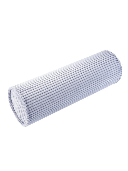 Coussin cylindrique velours Bleu