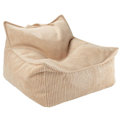 Fauteuil velours Beige