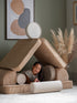 Fauteuil enfant modulable Beige & écru