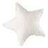 Coussin étoile bouclette Blanc