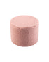 Pouf enfant Teddy bouclette Rose
